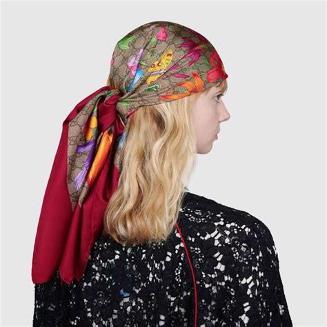 cheap gucci headscarf|gucci scarf female.